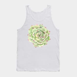 Desert Rose, Succulent Greenery Tank Top